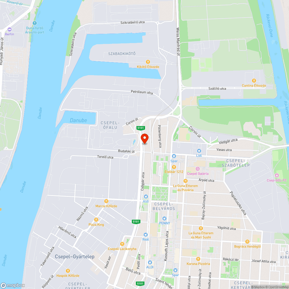 Csepel Teller Ede út csak a zsokásos... bejelentés helye