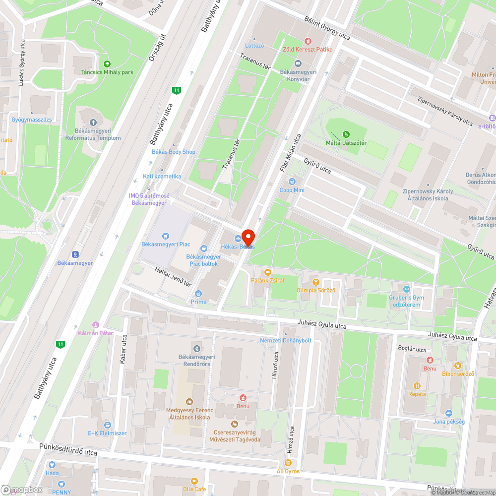 Hiányzó, megdőlt poller bejelentés helye