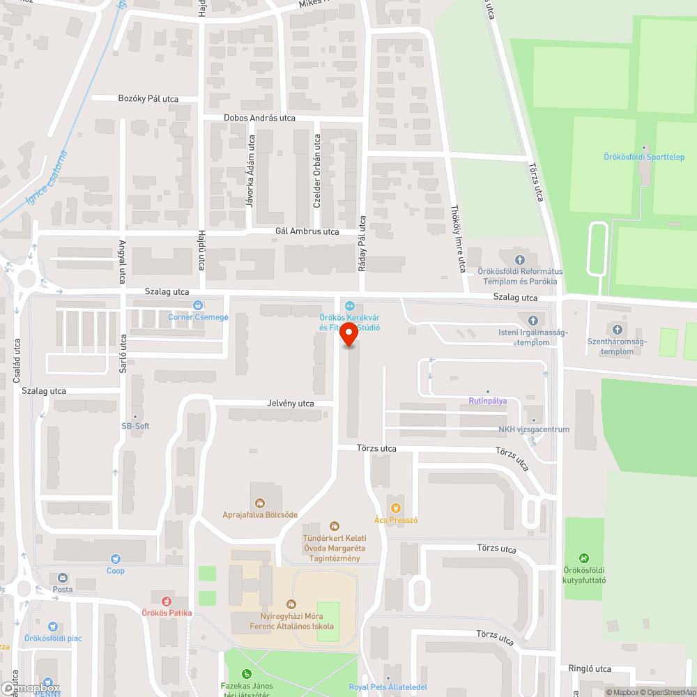 Parkolás bejelentés helye