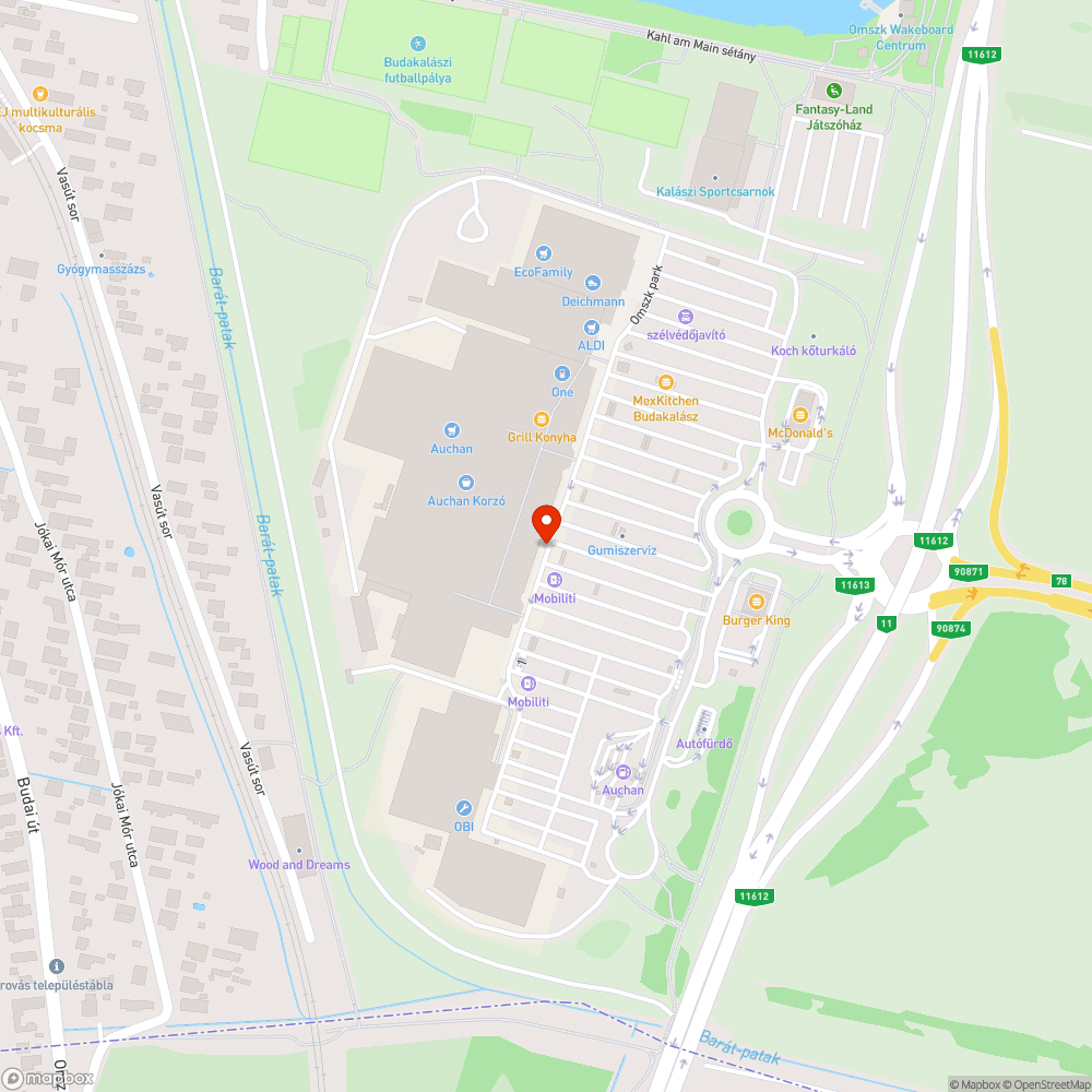 Kidőlt bejelentés helye