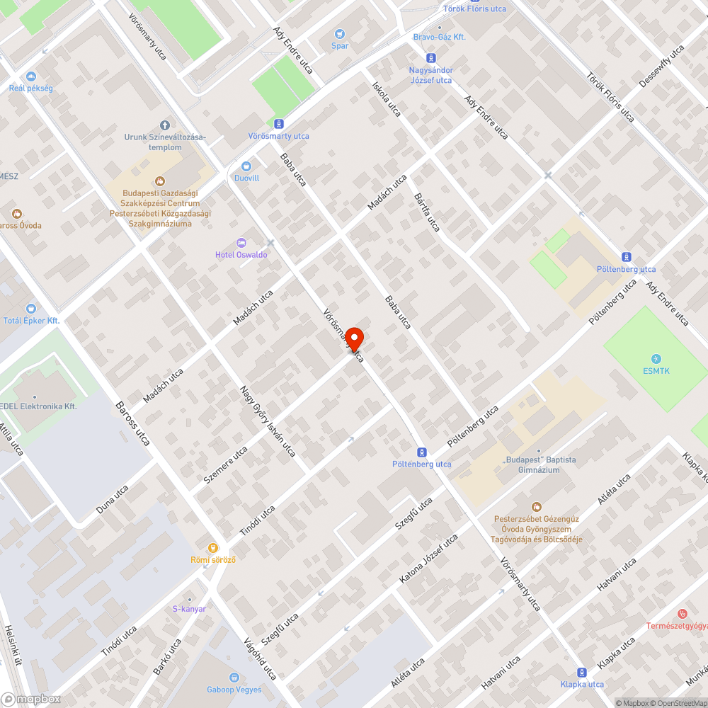 Beszakadt a járda bejelentés helye