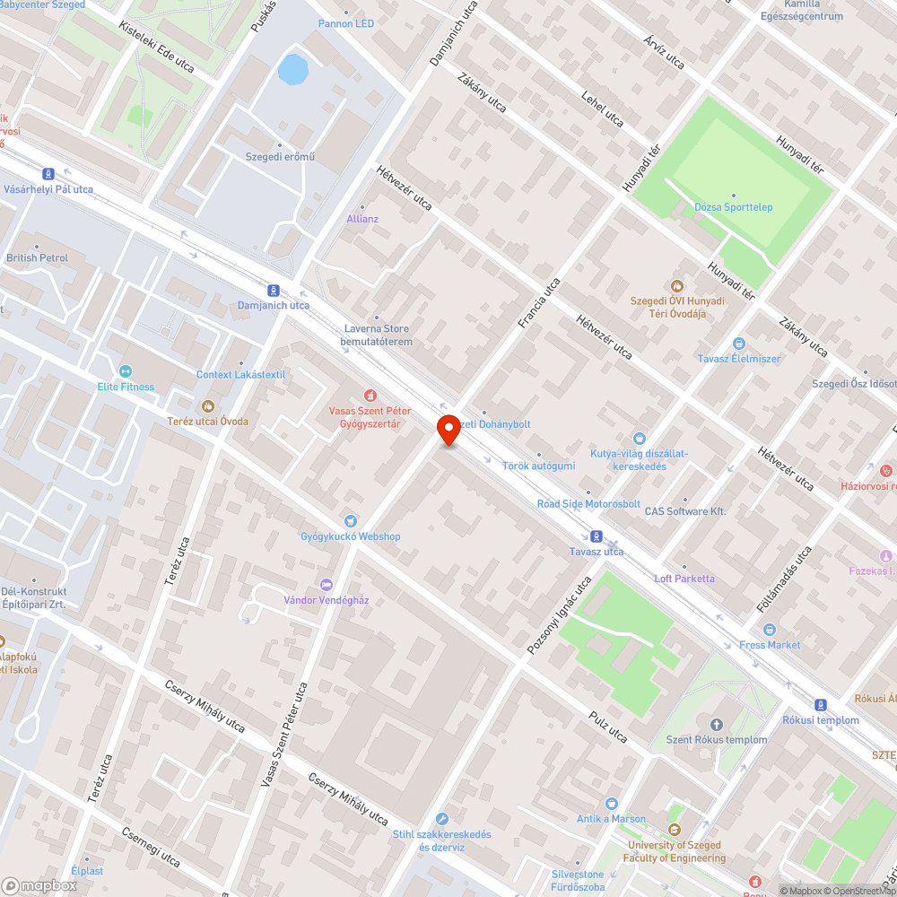 Leesett szervizajtó bejelentés helye