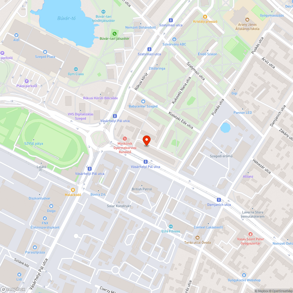 Kiégett izzó bejelentés helye