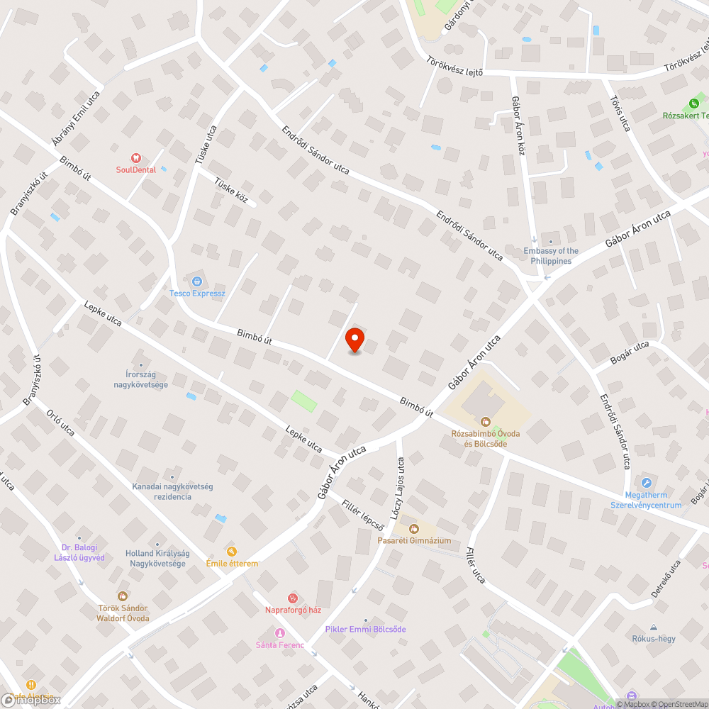 Felfúrtak a felújított Bimbó utat bejelentés helye