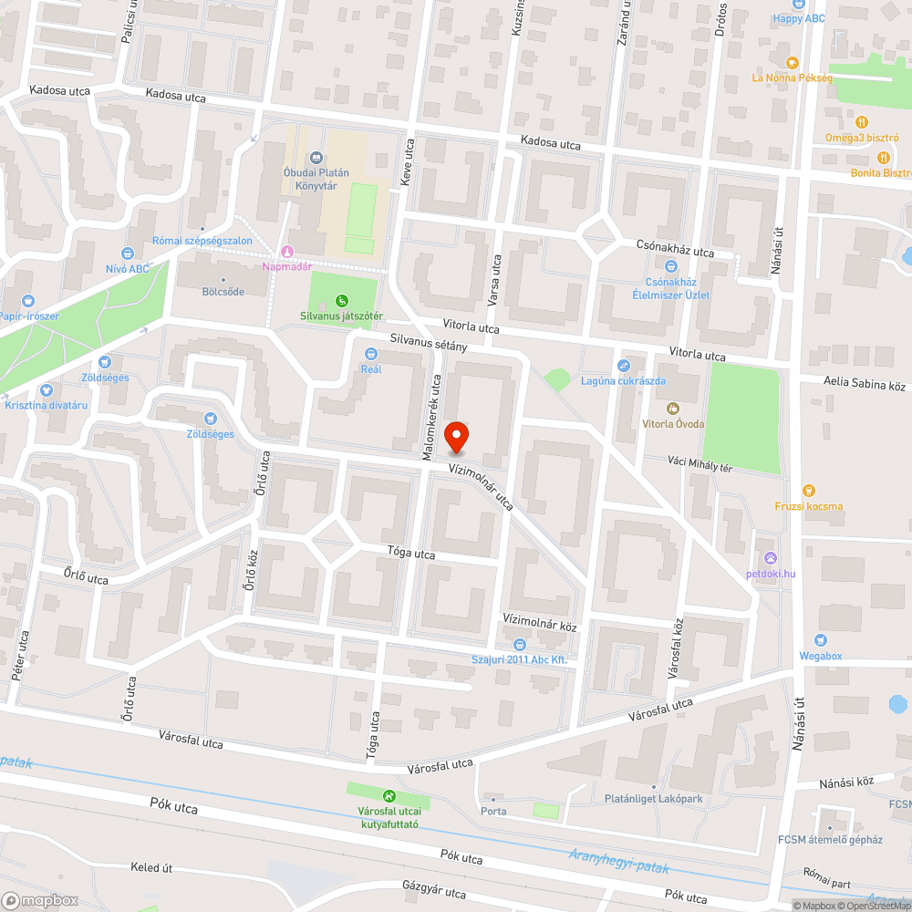 Zöldhulladék a parkolóhelyeken bejelentés helye