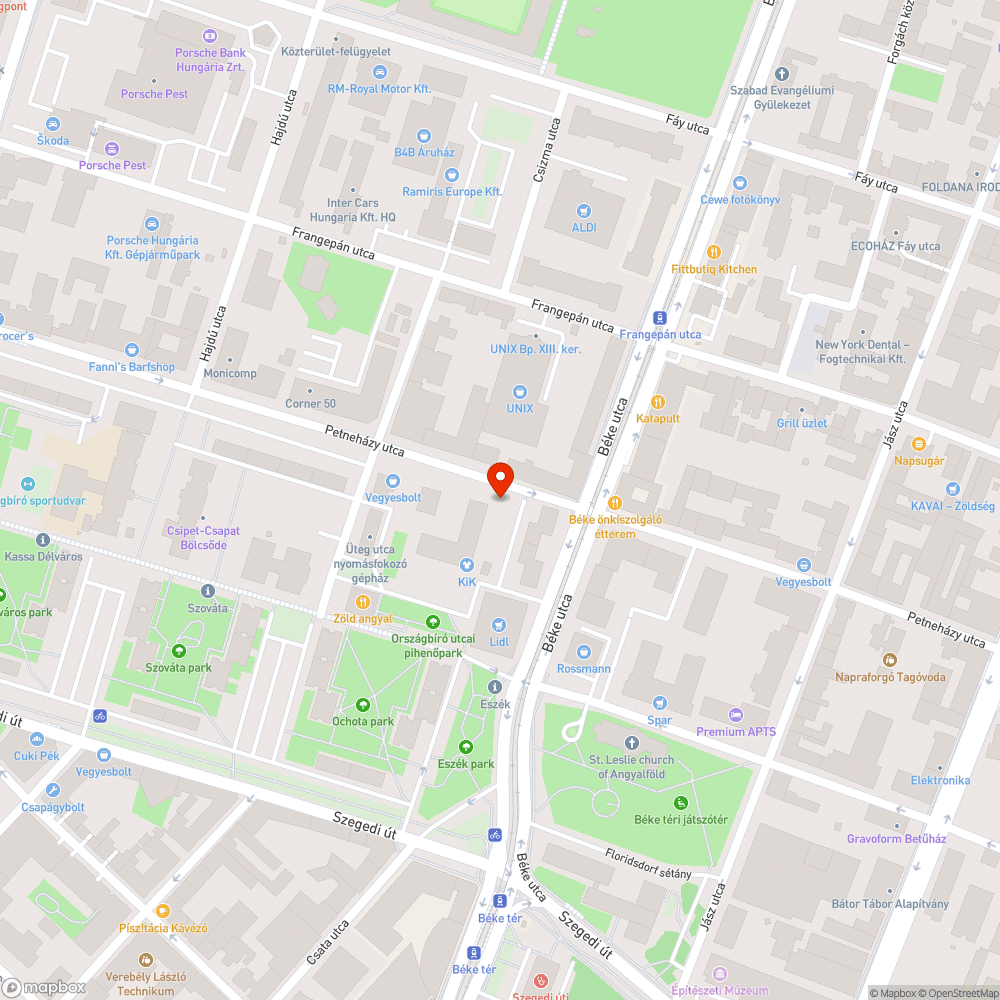 Illegális magánparkoló zöldfelületen bejelentés helye