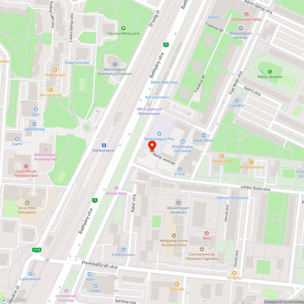 Megdőlt, veszélyes lámpa bejelentés helye