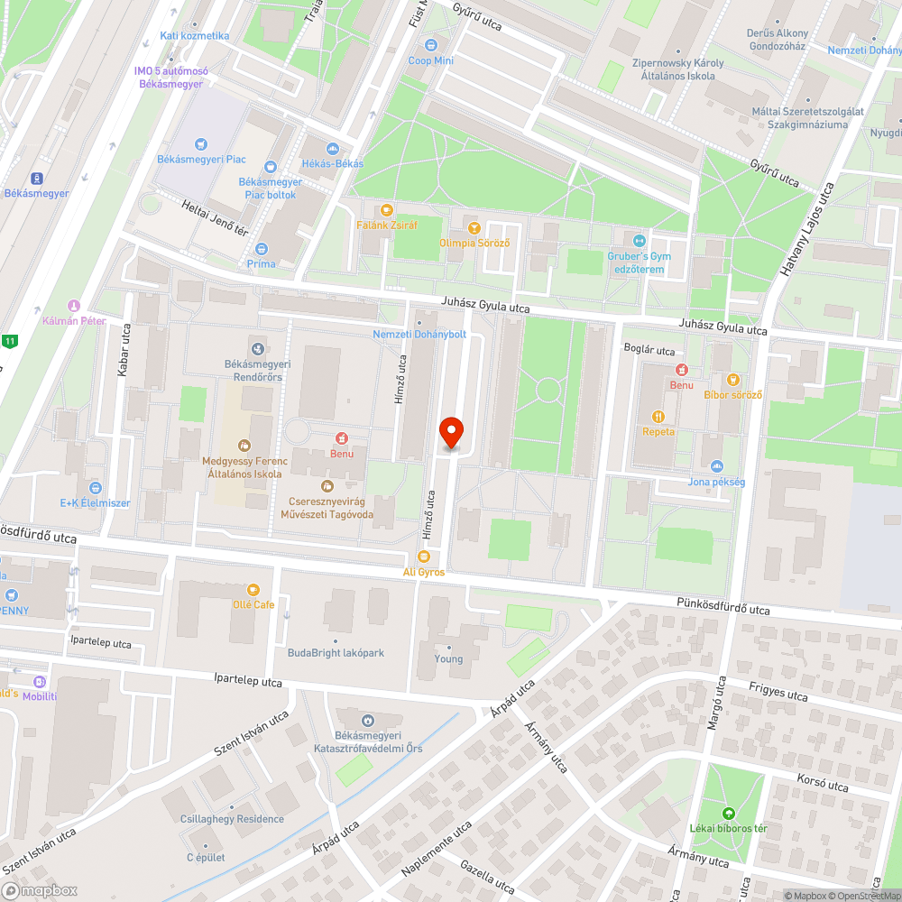 Falevelek az úton bejelentés helye