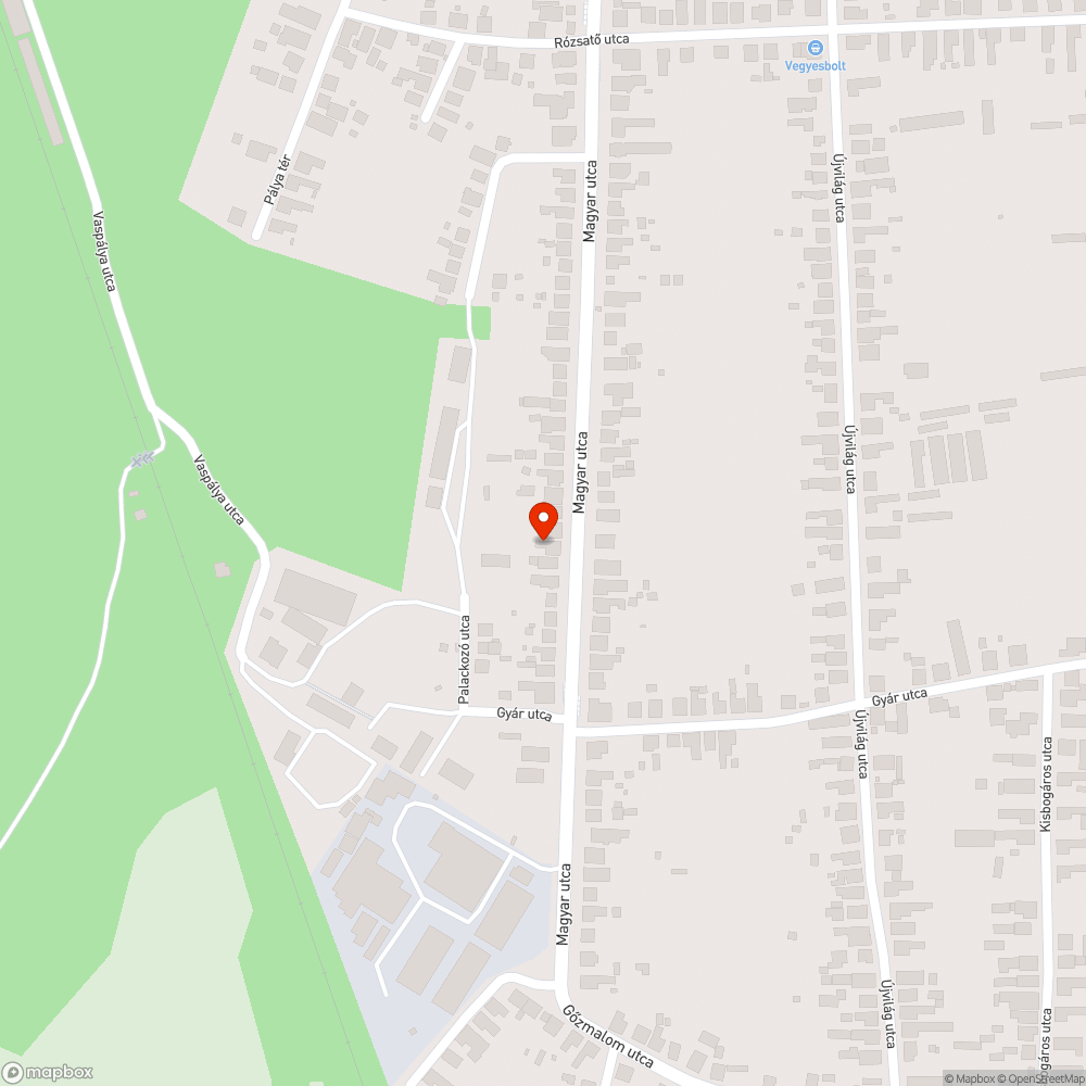 Nincs közvilágítás bejelentés helye