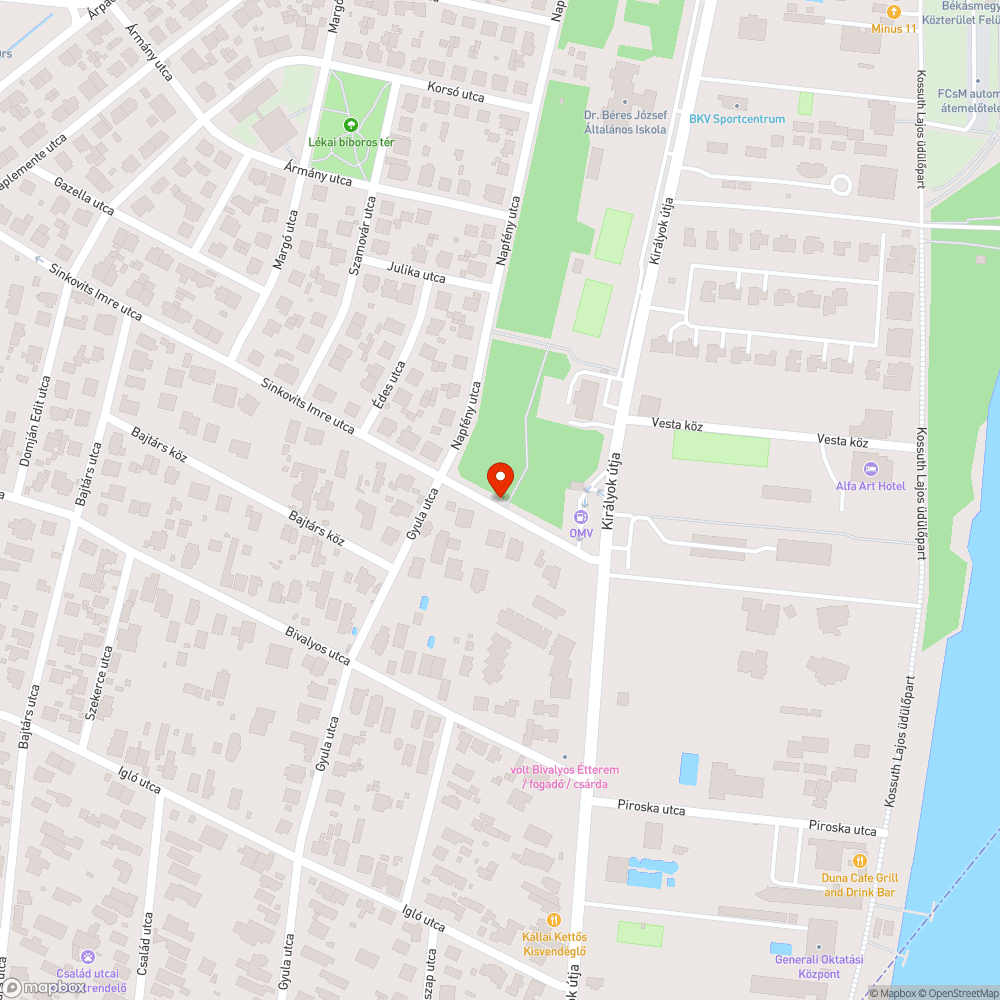 Illegális szemétlerakás bejelentés helye