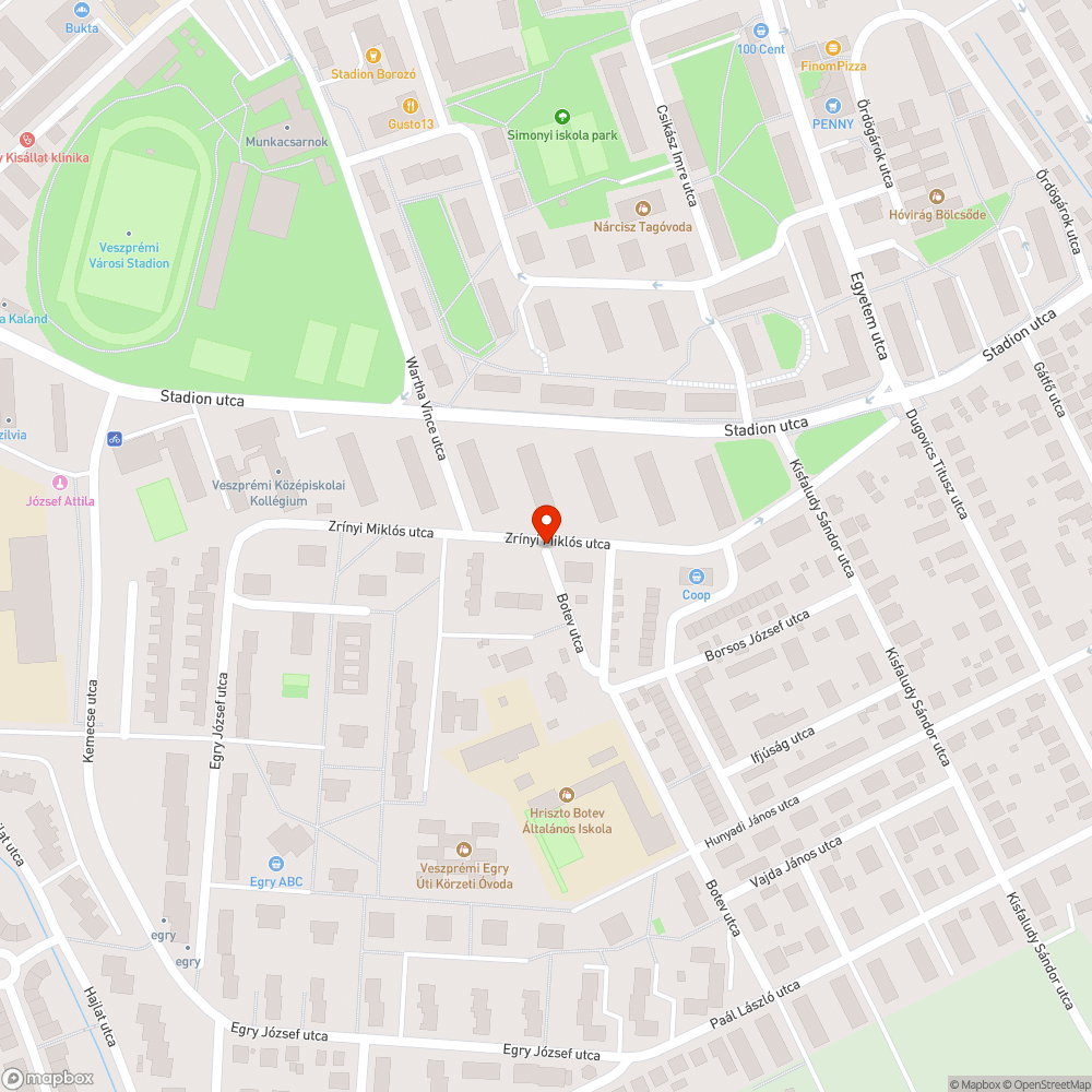 Vízátfolyás a járdán bejelentés helye