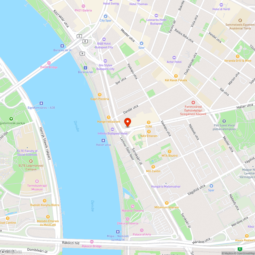 Otthagyott telizöld lámpa a Haller-Soroksári sarkon bejelentés helye