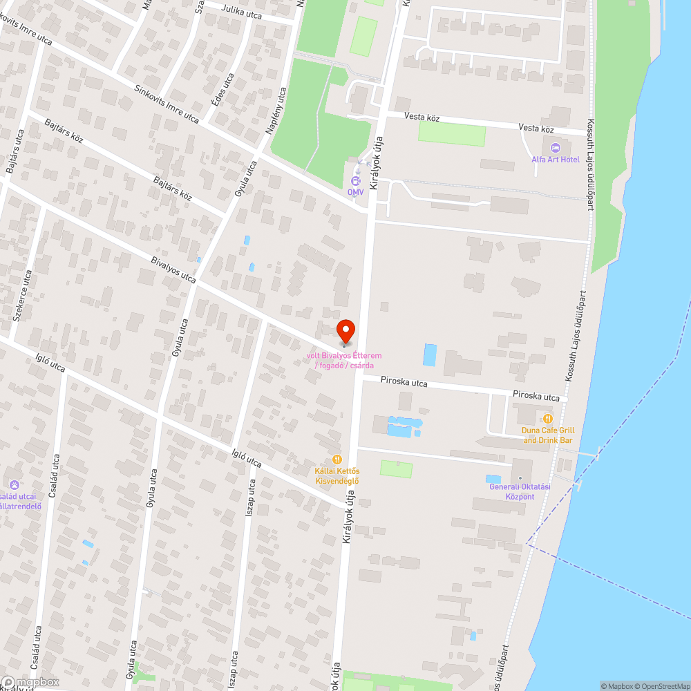 Balesetveszélyes bejelentés helye