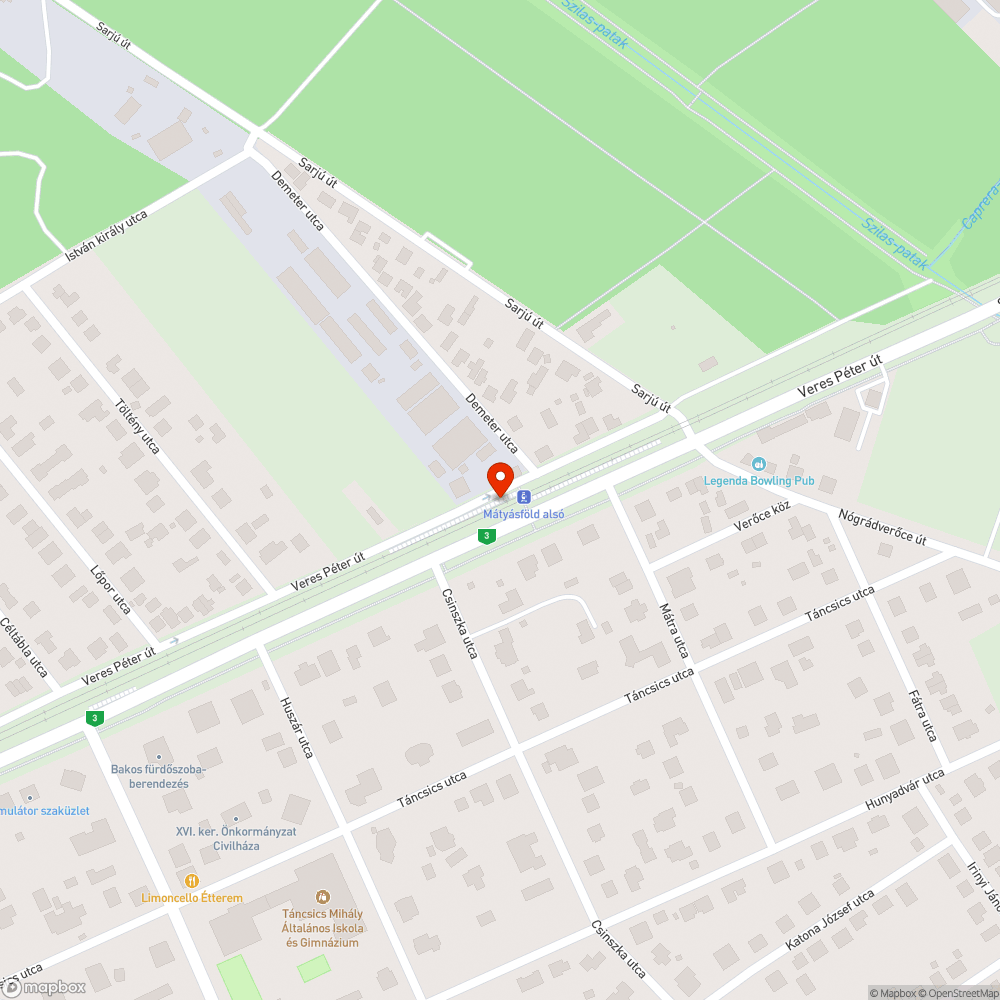 Sérült szemetes bejelentés helye