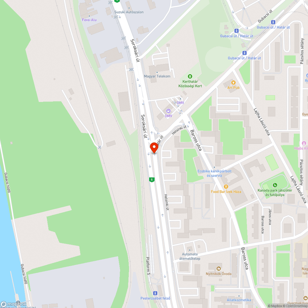 Kidőlt fa bejelentés helye