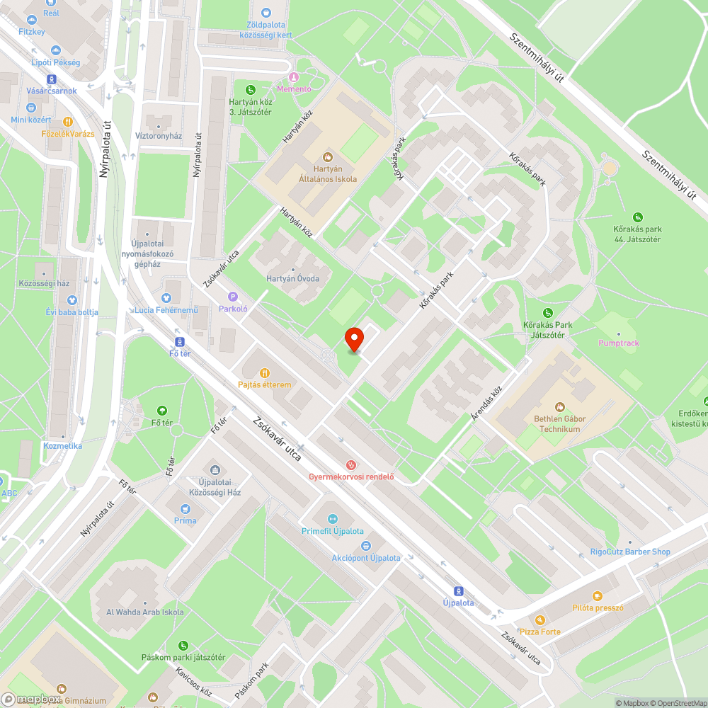 Lajtorja bejelentés helye