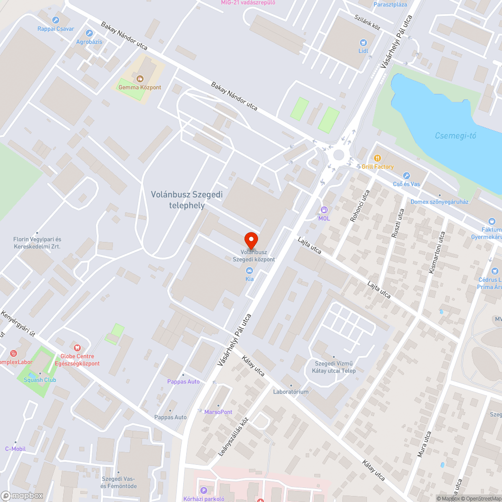 Letört karfa bejelentés helye