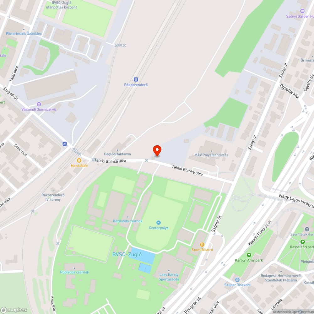 Sötét szakasz a bicikli úton/járdán bejelentés helye