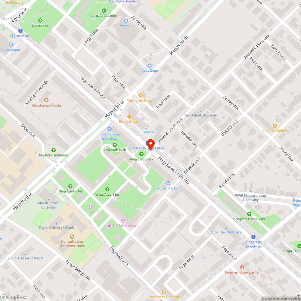 Szokásos bejelentés helye