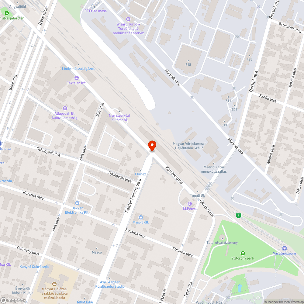 Hiányzó tábla bejelentés helye