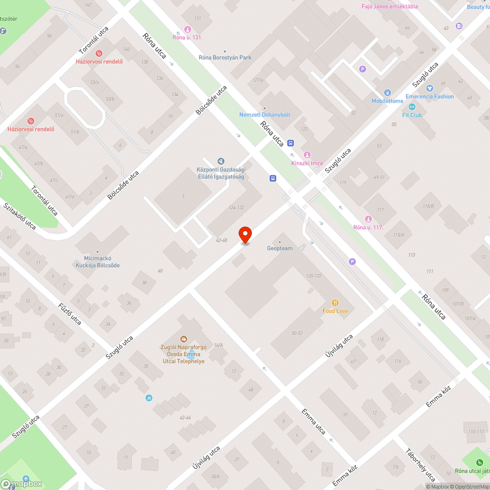 Sötét lámpa bejelentés helye