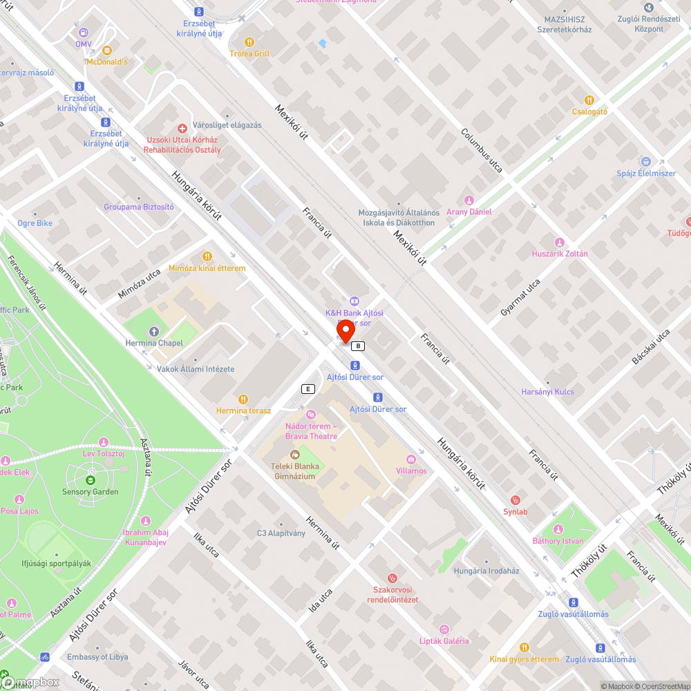 Sérült tábla bejelentés helye