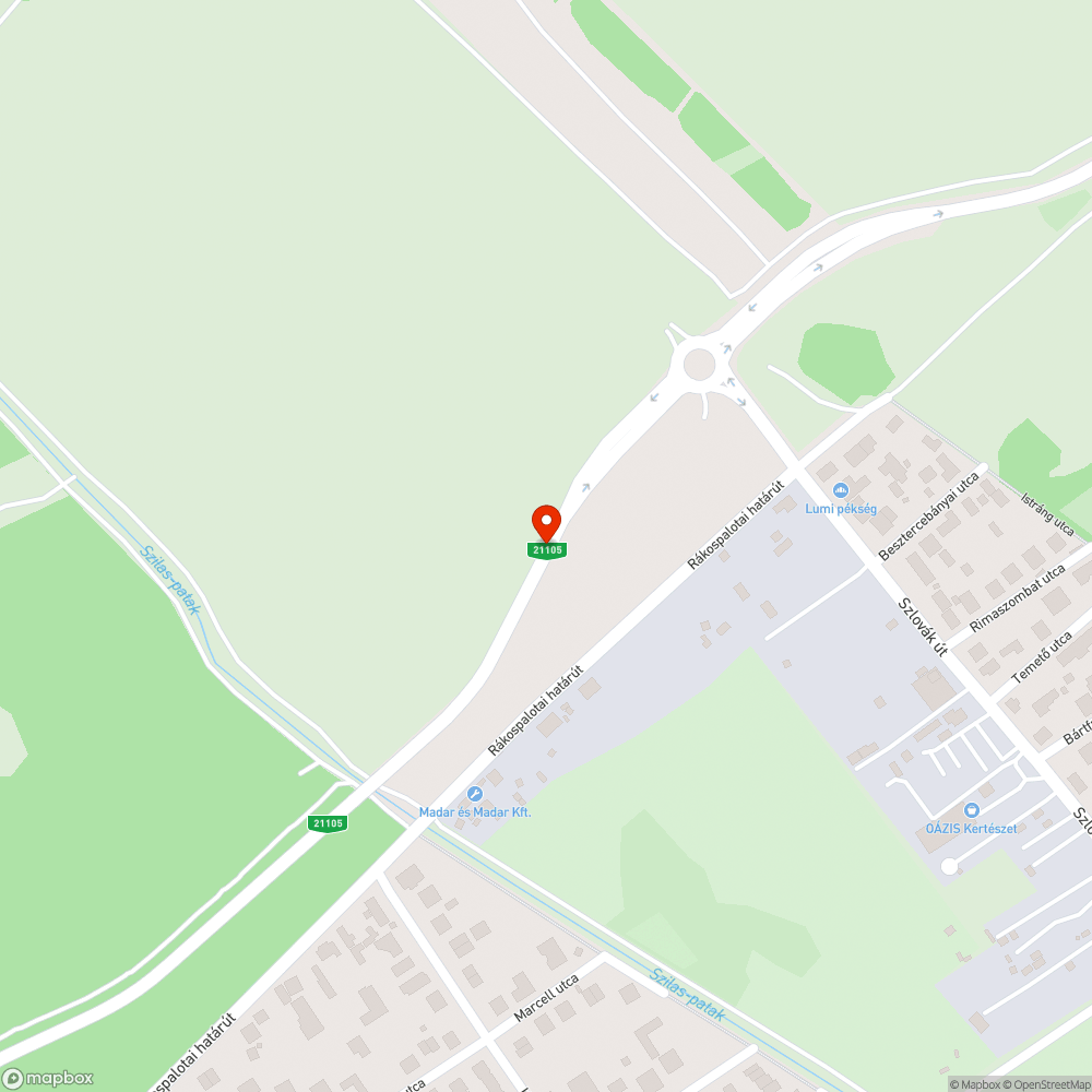 Sötét lámpa bejelentés helye