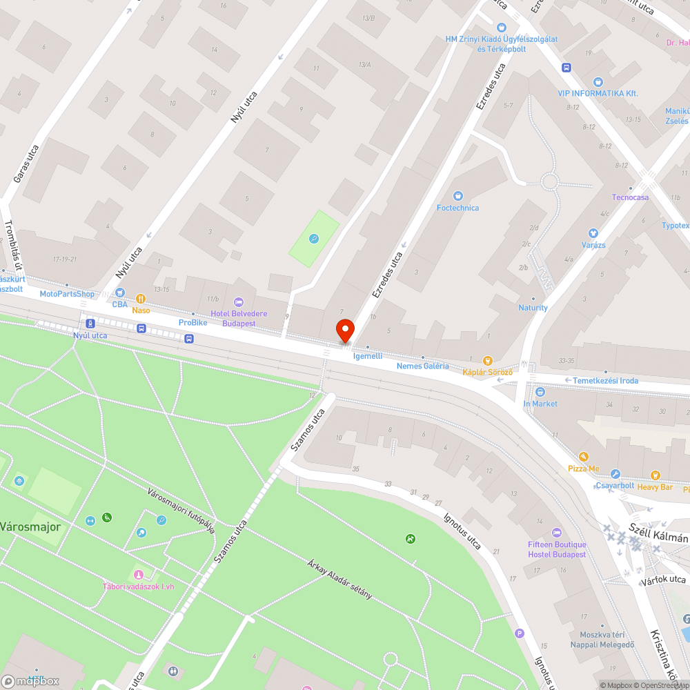 közlekedési lámpa hiba bejelentés helye