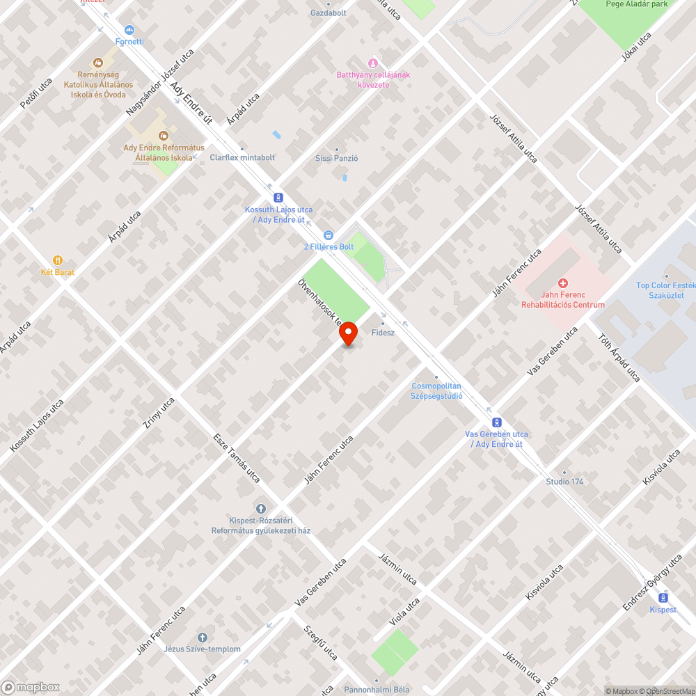 Botlásveszélyes fedlap bejelentés helye