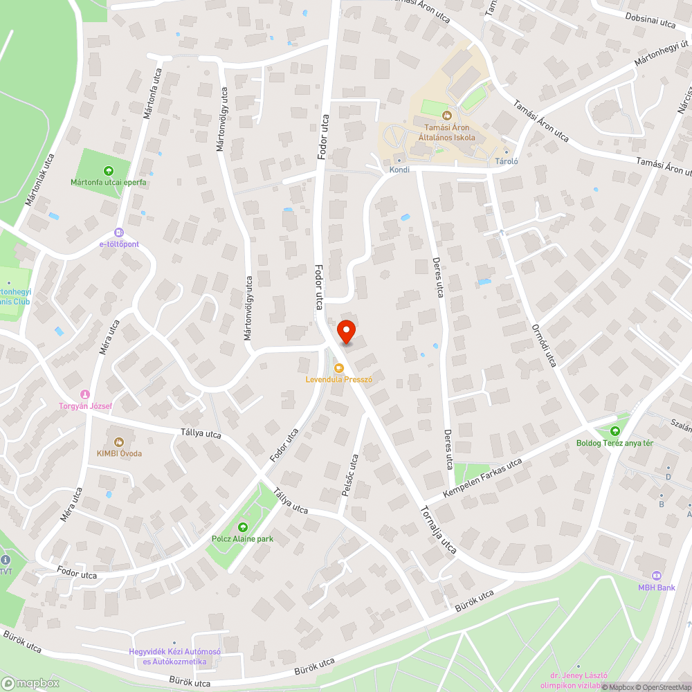 Eltűnt forgalomtechnikai tükör bejelentés helye