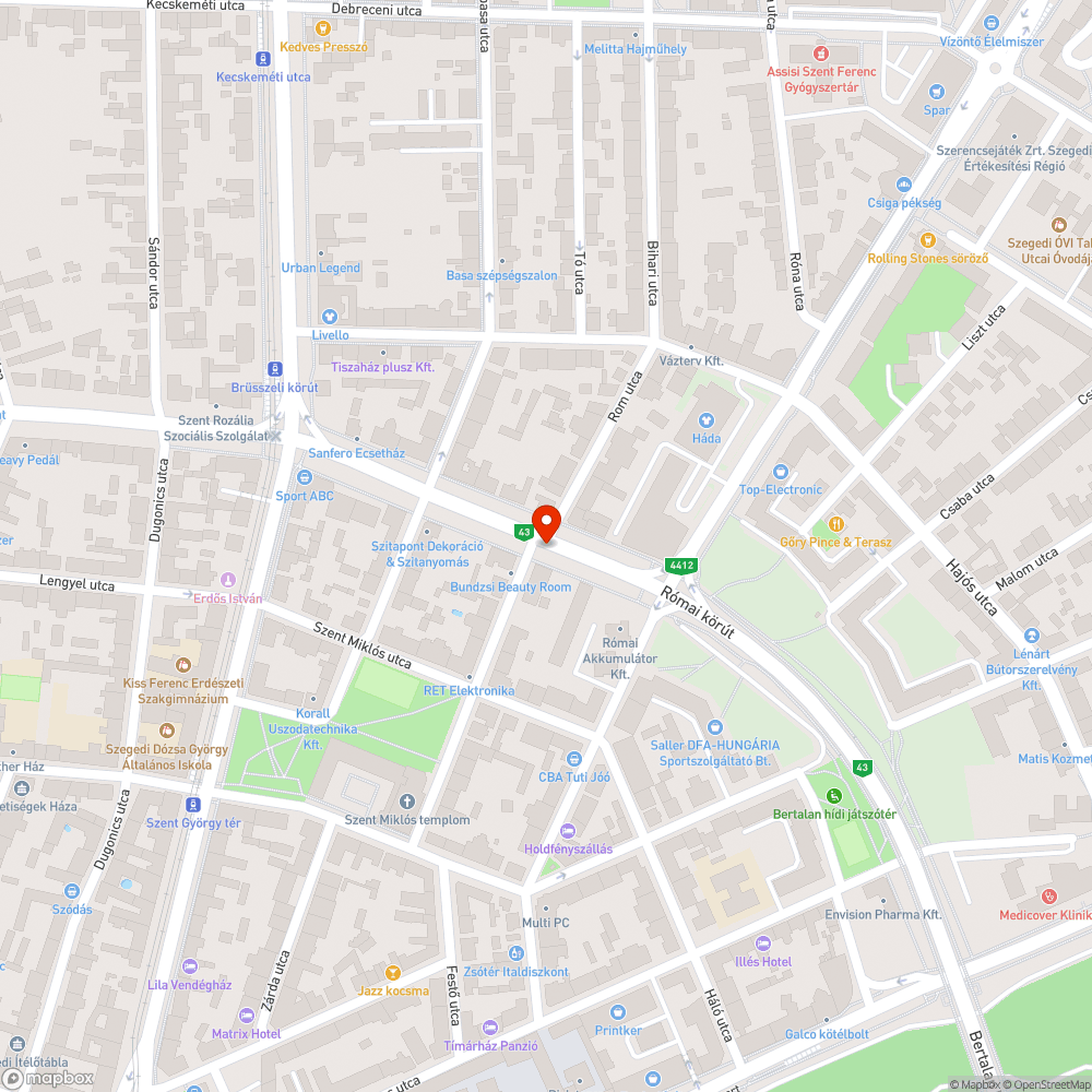 Parkolás rendszeresen zöld területen és/vagy megállni tilosban bejelentés helye