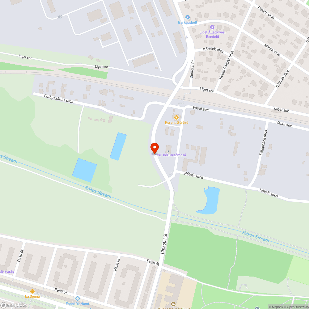 Sötét lámpák bejelentés helye