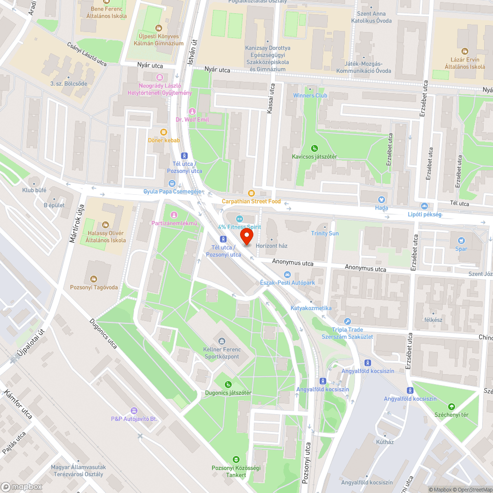 Betört ablakú Jaguar bejelentés helye