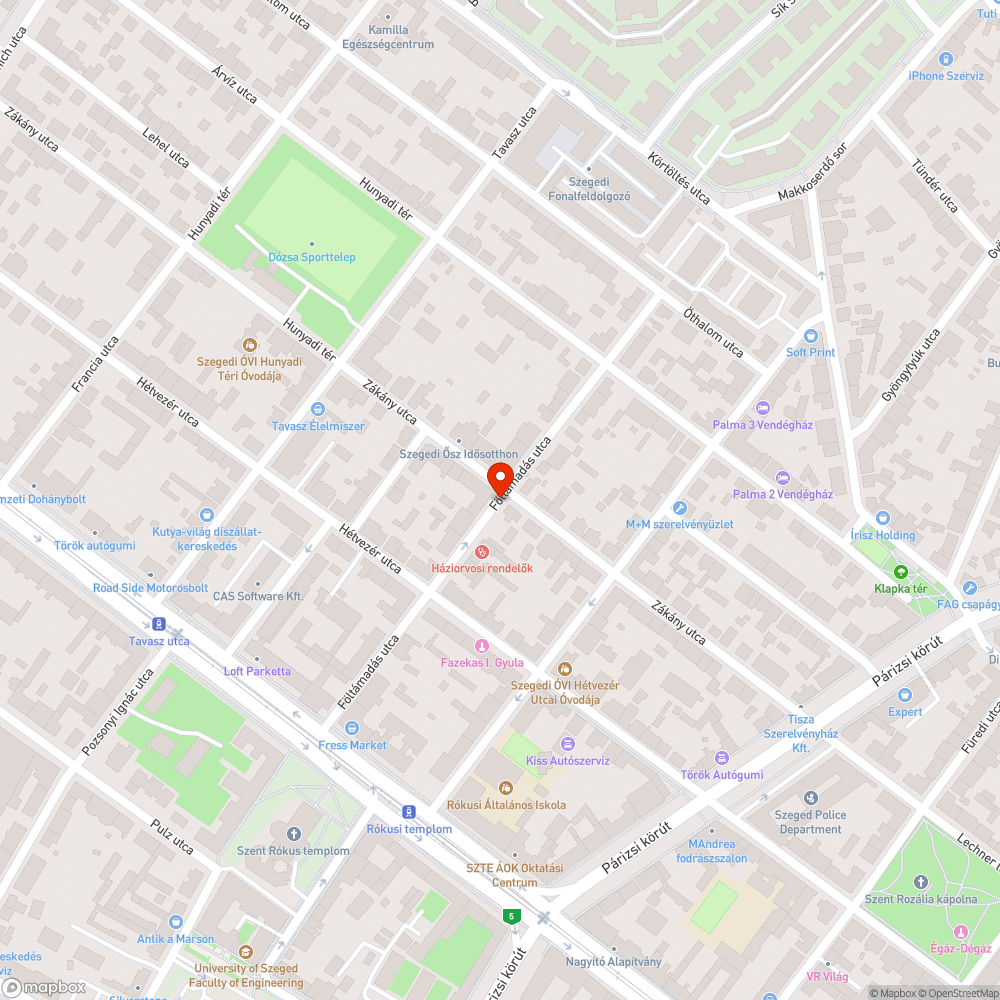 Elhagyott gépjármű helyet foglal bejelentés helye