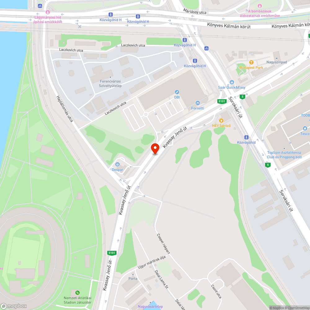 Járdán maradt jelzőtábla bejelentés helye