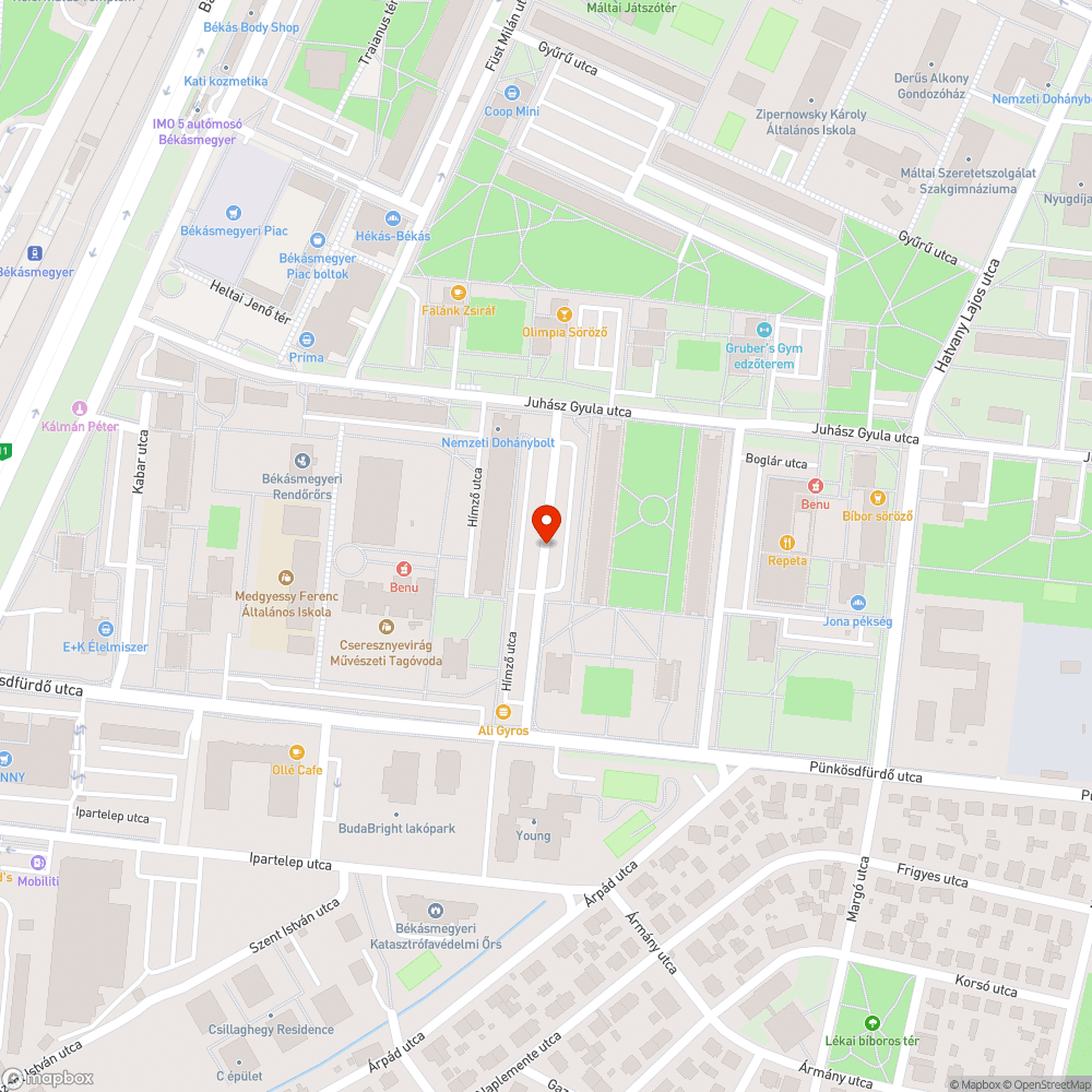 Elhullott madár bejelentés helye