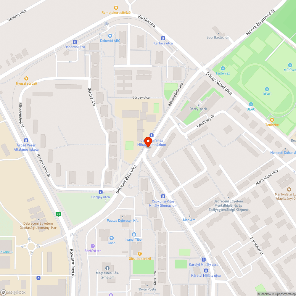 Nem világit bejelentés helye