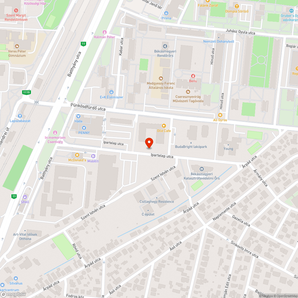 Ipartelep utca járda hiánya bejelentés helye