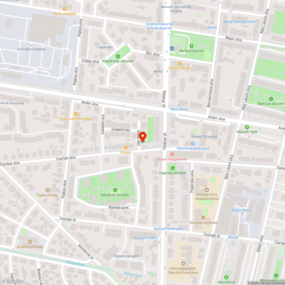 Szemét bejelentés helye