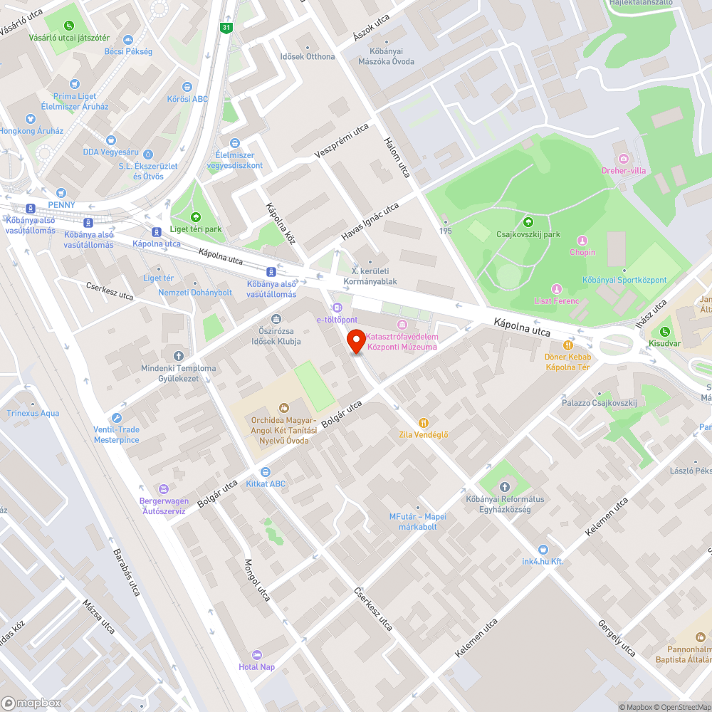 Fedél kiáll a járdából bejelentés helye