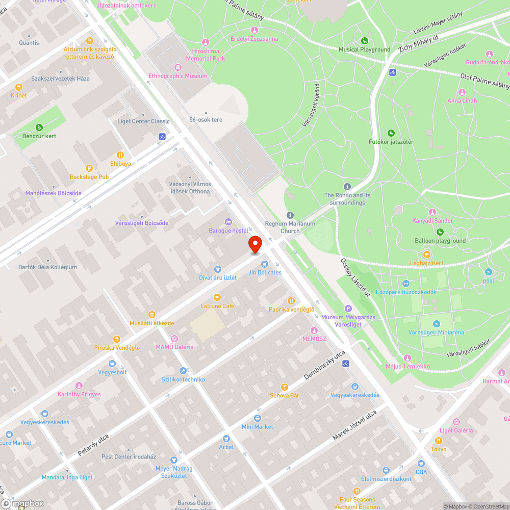 Leszakadt szemetes bejelentés helye