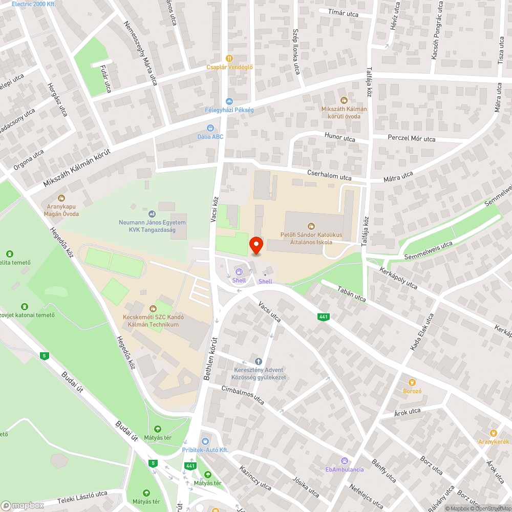 Hibás tájékoztató tábla bejelentés helye