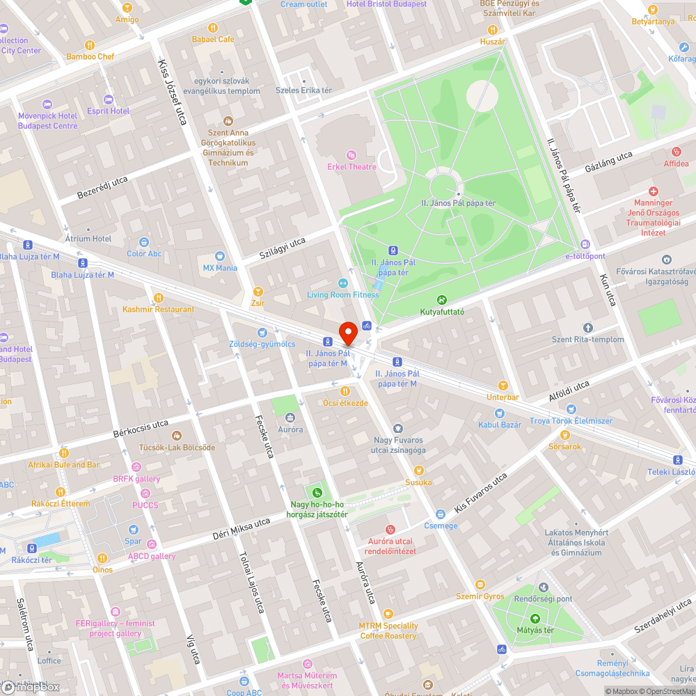 Két hiányzó poller bejelentés helye