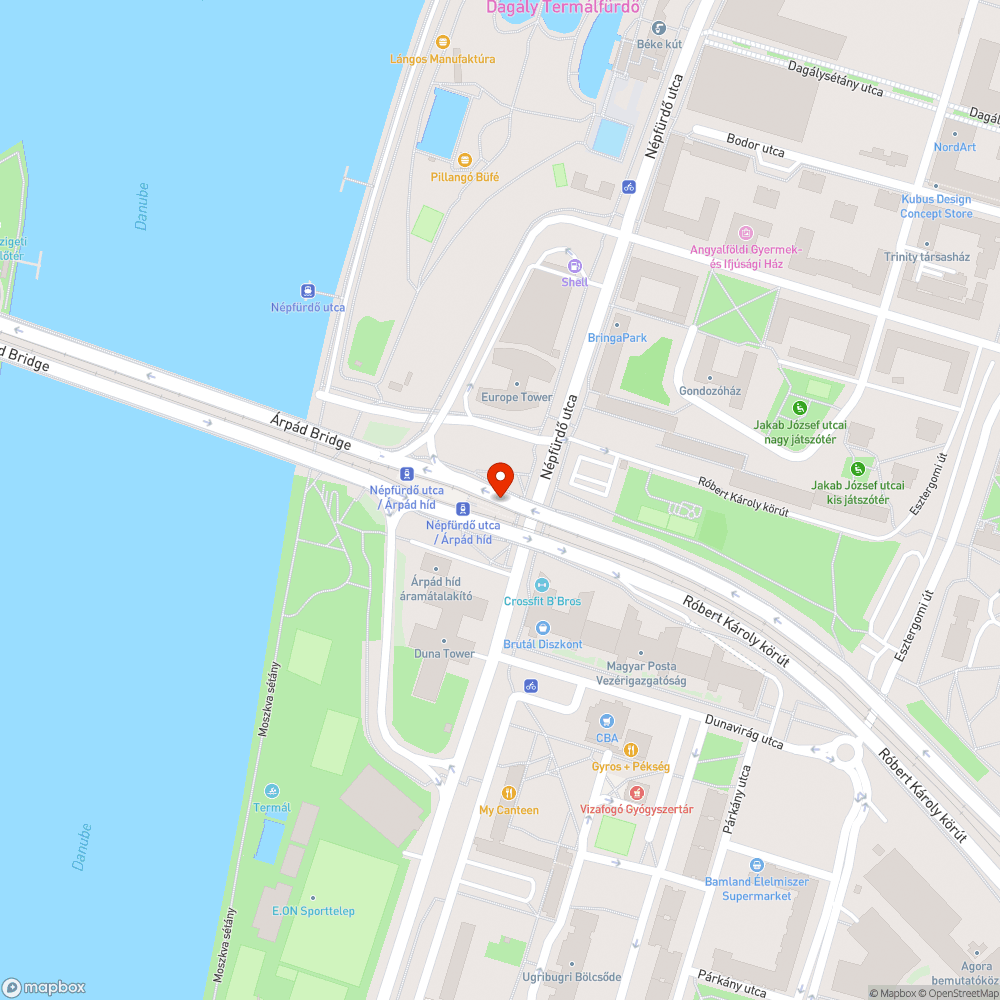 Graffitis fal bejelentés helye