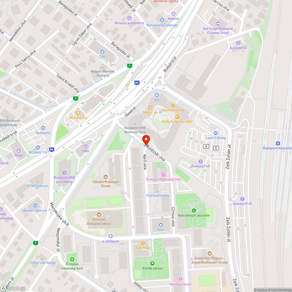 Boldizsár utca kerékpáros újramegnyitása bejelentés helye