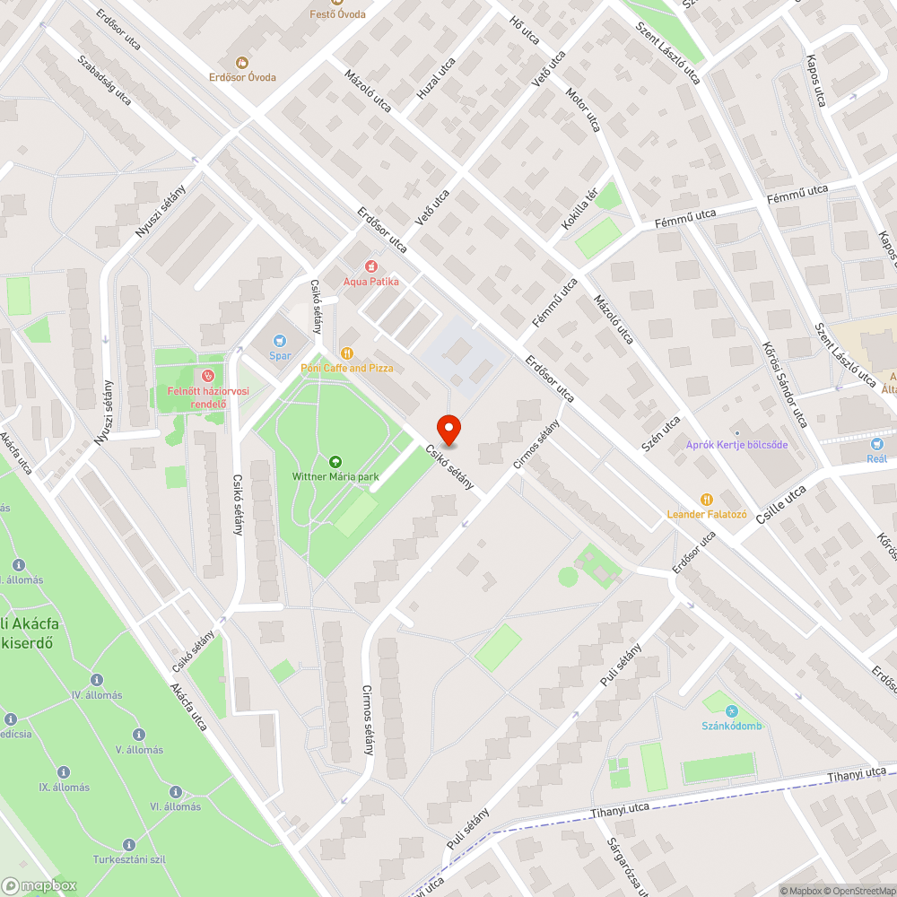 Lámpa nem világít 1. bejelentés helye