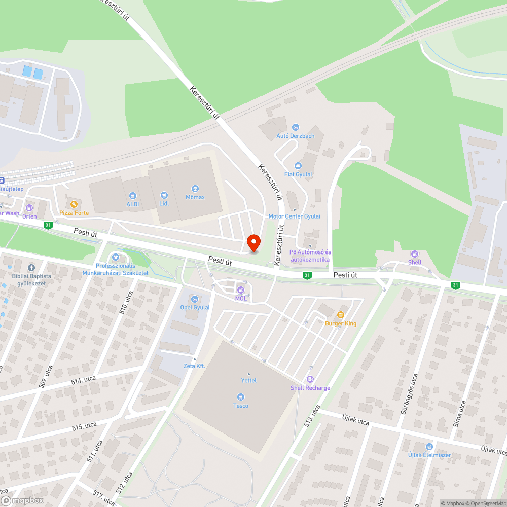 Sürgős takarítás szükséges bejelentés helye