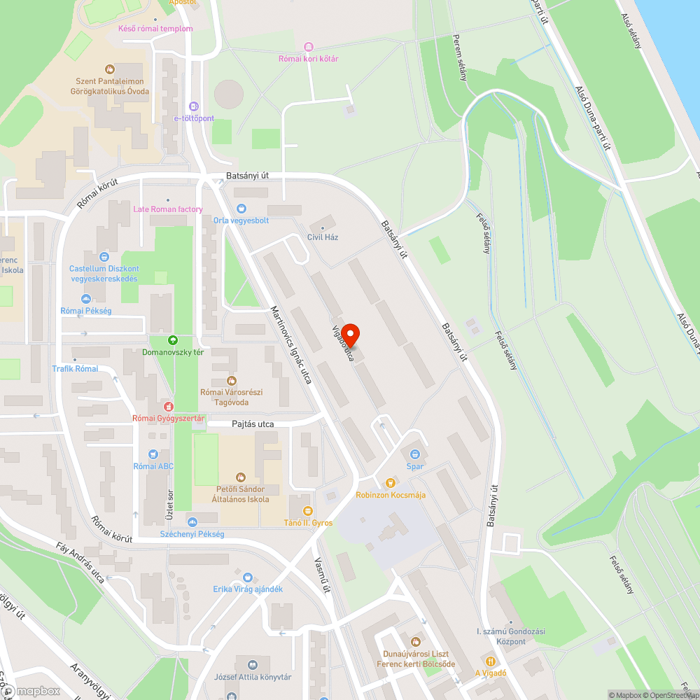 nyitott oszlopajtó bejelentés helye