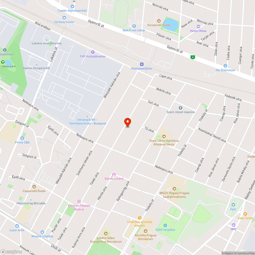 Utcai lámpa hiba bejelentés helye