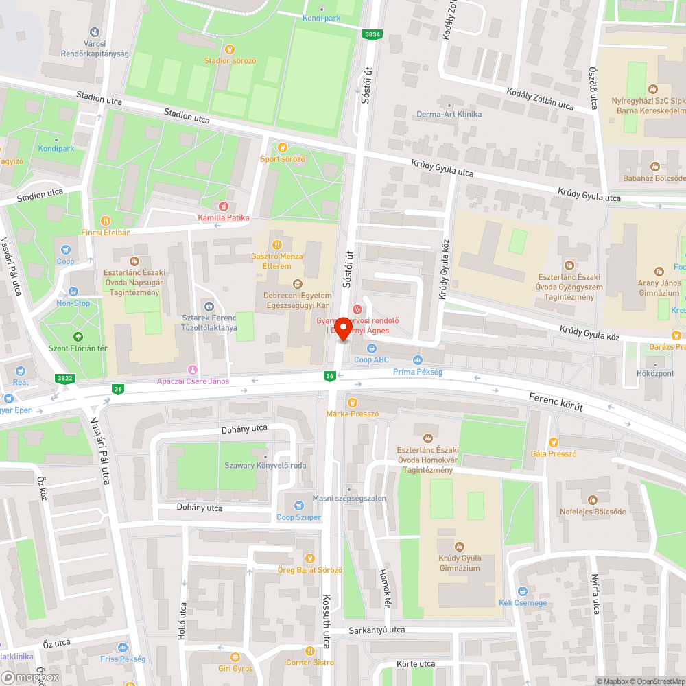 Sérült útburkolat bejelentés helye